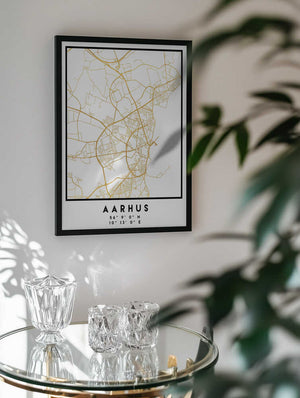 Aarhus City Gold Map