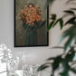 Woman Hidden by Dahlias