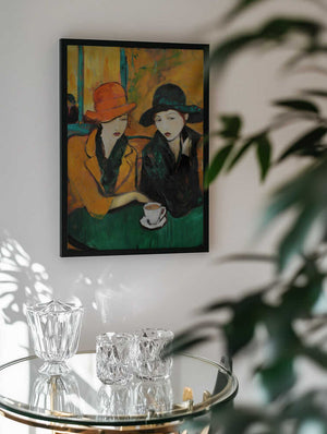 Two Women In Cafe