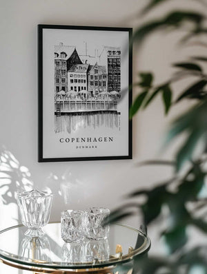 Copenhagen Waterfront Sketch