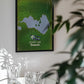 Lyngby Lake Biplane Map