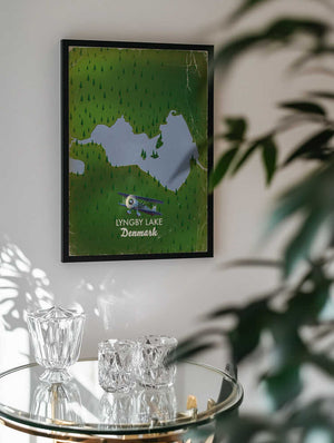 Lyngby Lake Biplane Map