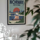 Norway Viking Ship Cityscape