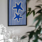 Whimsical Blue Starfish