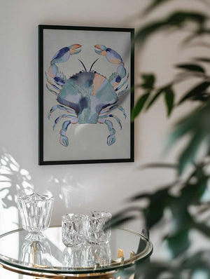 Coastal Blue Crab Painting