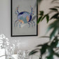 Serene Blue Crab