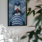 Sailor Penguin With Fish