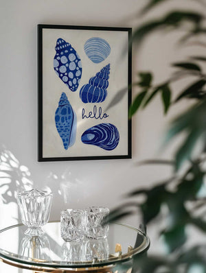Hello Blue Seashells