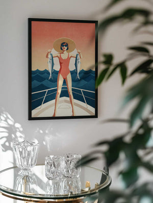 Summer Fishing Woman