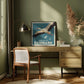 Vintage Denmark Stork Flight