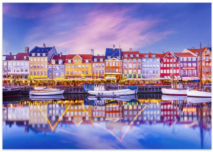 Colorful Canal Reflections