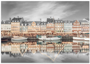 Colorful Copenhagen Waterfront