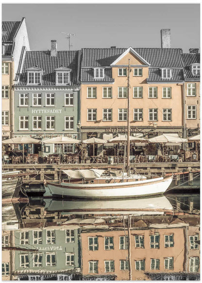 Sailboat Nyhavn Reflections