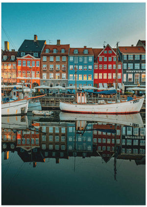 Colorful Nyhavn Reflections