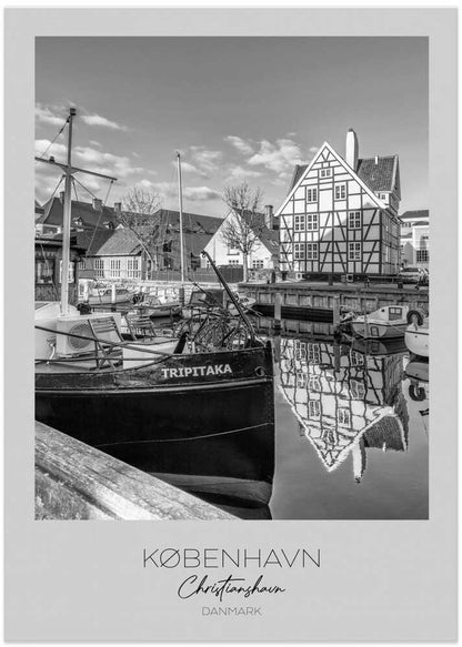 Boats Docked At The Canal