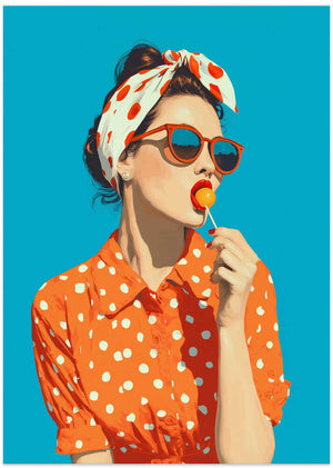 Retro Lollipop Girl