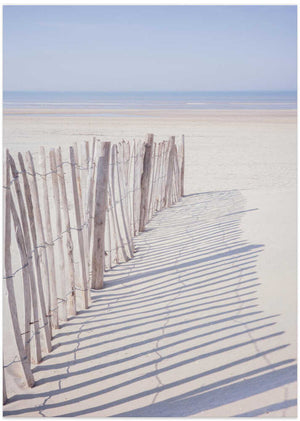 Beach Fence Shadows