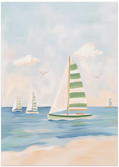 Summer Sailboat Serenity