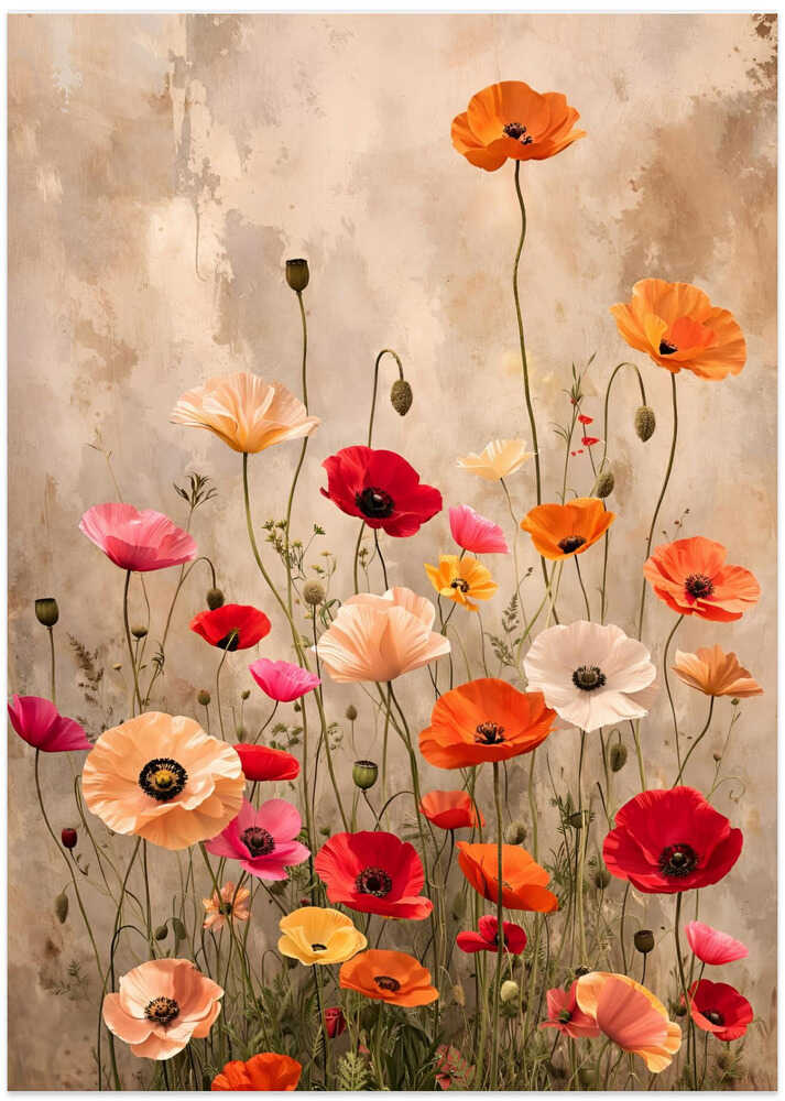 Vibrant Poppy Garden