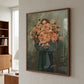 Woman Hidden by Dahlias