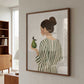 Woman With Green Pear