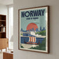 Norway Viking Ship Cityscape