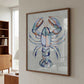 Watercolor Blue Lobster
