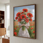 Woman Holding Poppies