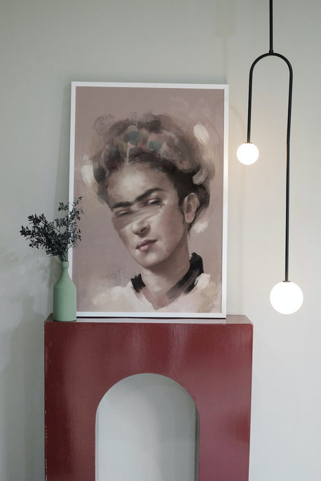Frida Kahlo2 tegning - poster