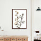 Watercolor cotton branch
