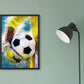 Goalkeeper and the football - Football poster