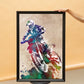 Motorsport athlete at full speed - Motorsport poster