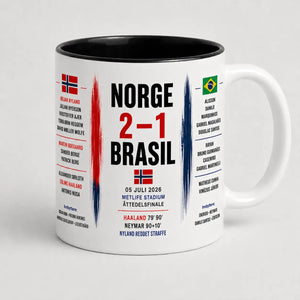 Norge slo Brasil 2–1 – Historisk fotballkrus 2026
