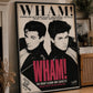 Wham! retroplakat – ikonisk 80-talls musikkplakat