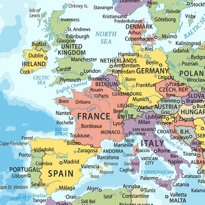 Verdenskart i fullfarge