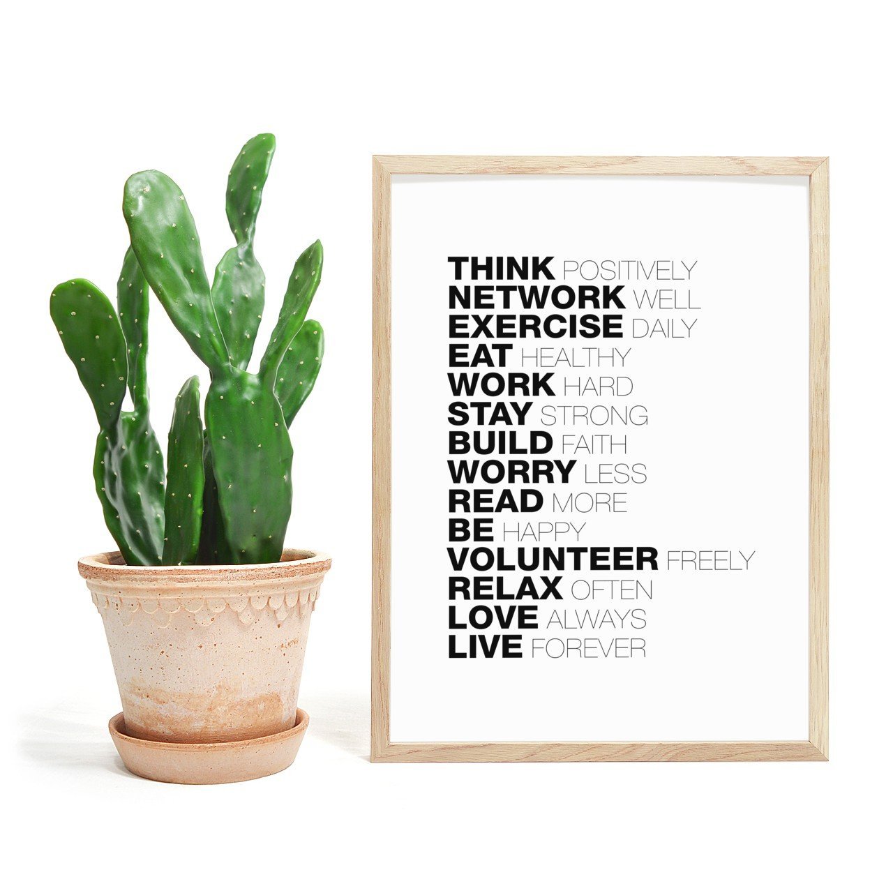 14 positive tips du bør følge i livet - Plakat som kan endre et liv - Plakatbar.no