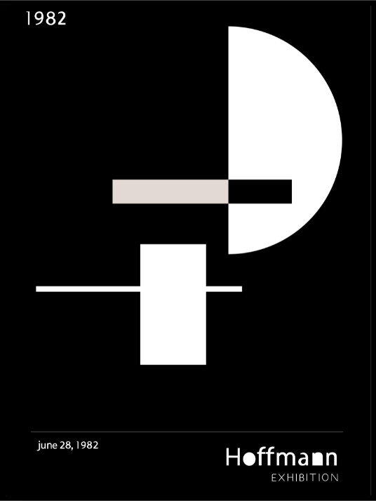 1982 Graphic Hoffman Plakat eller Lerret