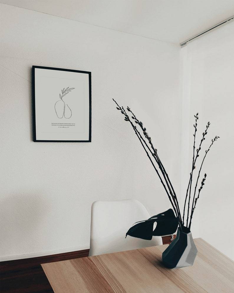 2. Korinterbrev 4:7 Kristen veggkunst - Plakatbar.no