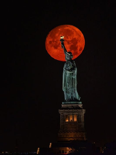 2022 July buck moon poster - Plakatbar.no