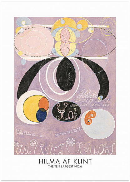 The Ten Largest No.6 Poster - Hilma Af Klint