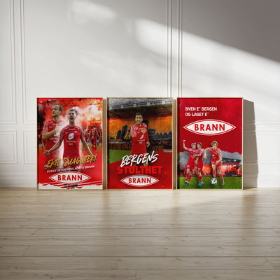 Byen E` Bergen - Brannplakat