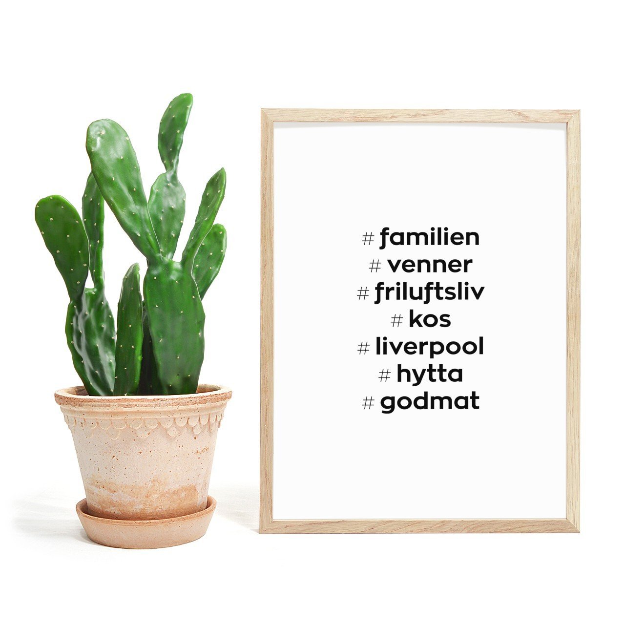 7 valgfrie emneknagger - kul plakat - Plakatbar.no