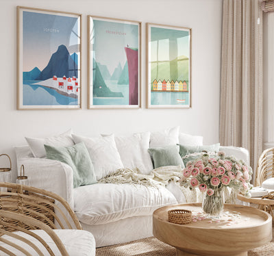 Preikestolen - Kunstplakat av Henry Rivers