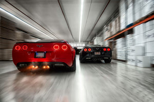 Corvette ZO6 and ZR1 car poster - By Kaj Alver