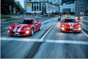 Dodge Viper GTS car poster - By Kaj Alver