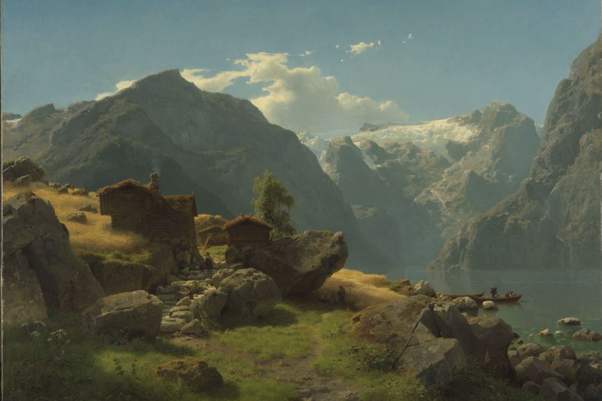 Hans Gude - From Balestrand