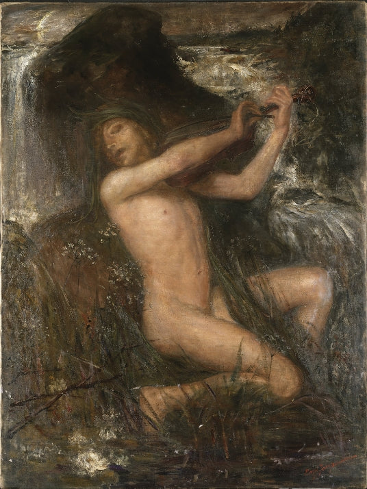 The Water Spirit (Näcken) by Ernst Josephson