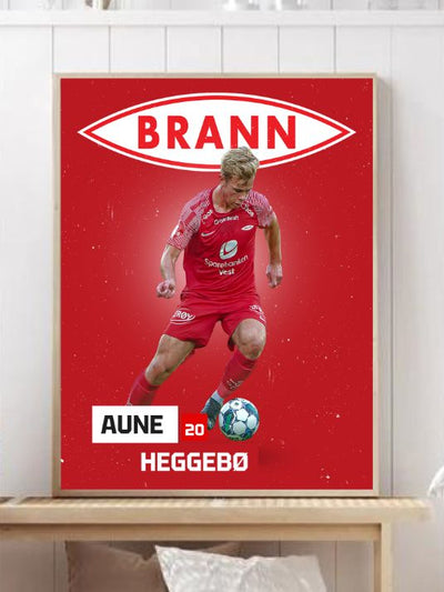 Brannplakat - Aune Heggebø