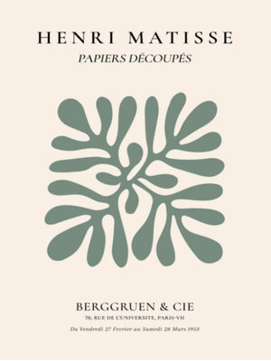 Matisse Papiers Decoupes Green