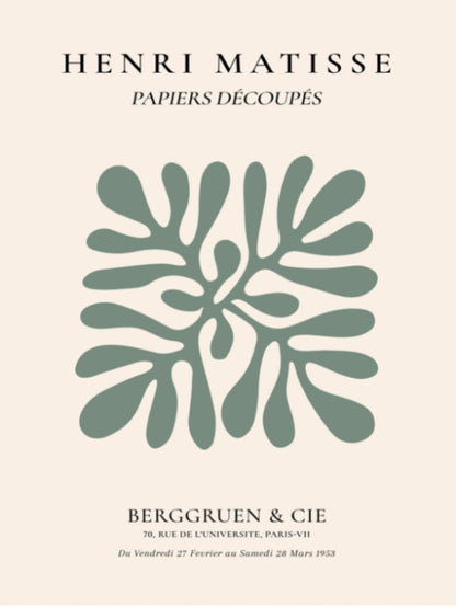 Matisse Papiers Decoupes Green